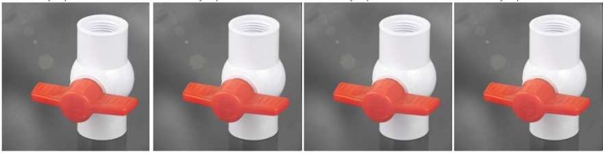 Custom Handle 1/2"-4" Inch PVC UPVC Plastic Octagonal Ball Valve